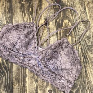 Taupe Strappy padded Bralette